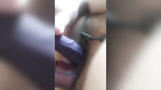 chubby mom with two dildos in pussy showontheroad
