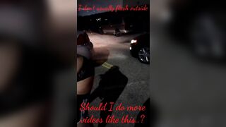 Leave a like if I should flash more Latina Ass (cut the sound because I got caught with my ass out)