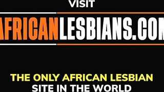 Nigerian lesbian hot secret makeout affair makes their pussy clap