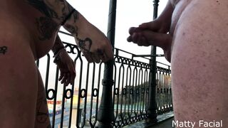 Outside Public fuck and suck with Cheyenne
