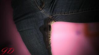 JuicyDream - My new jeans and the first piss wash - (1) - Pissing in