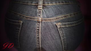 JuicyDream - My new jeans and the first piss wash - (2) - Pissed on by my husband