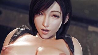 3D Hentai: Tifa LockHart Anal Dick Ride Final Fantasy 7 Remake Tifa Uncensored Hentai
