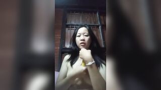Asian Chinese alone at home feel horny and lonely 99