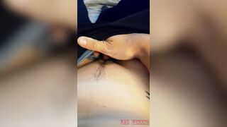 Fingering my horny pierced cunt