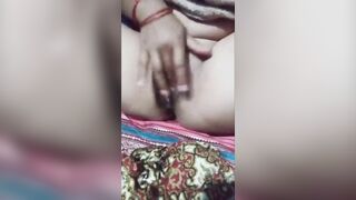Nepali village wife masturbating horny pussy and squirting.