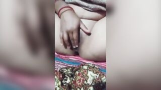 Nepali village wife masturbating horny pussy and squirting.