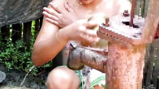 Indian Girl Washing Video