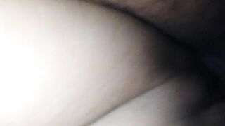 furtive fuck with my bbc bull he came to creampie me next to my cuck hubby that is really sleeepy
