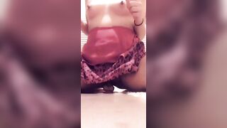Asian babe rides dildo in tight little ass - anal masturbation
