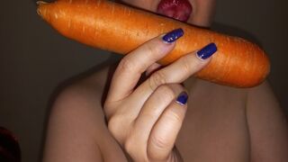 Big Thick Carrot reminds her of his Cock (Trailer)