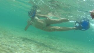 Countrycougartx - Nude snorkeling in Belize