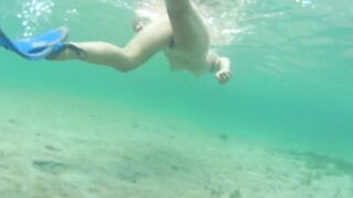 Countrycougartx - Nude snorkeling in Belize