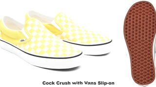 VANS Slip-on Cock Crush and Cum