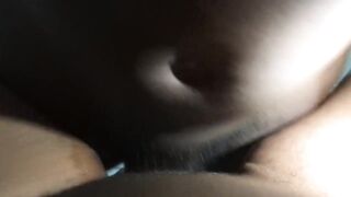 Cumming on her tummy #compilations -She takes off condom