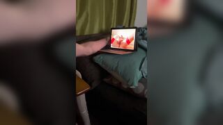Caught in front room wanking over my wife's ipad