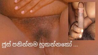 Sri lanka house wife shetyyy black chubby pussy new video on fucking