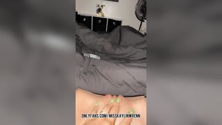 OnlyFans Masturbation Video Of Kaylin Wrenn Tight Pussy LEAKED!