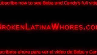Beautiful Latinas Beba and Candy Suffer Together