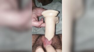 Husband cleans Hotwife's dirty pussy