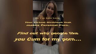 Babe taking you on her Thanksgiving day fun including tour of rental mixed with naughty quick clips & pussy/ass - Lelu Love