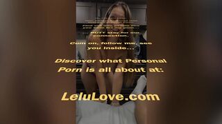 Babe taking you on her Thanksgiving day fun including tour of rental mixed with naughty quick clips & pussy/ass - Lelu Love