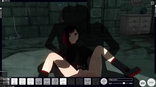 3D HENTAI Group Sex In The Basement With Ruby Rose