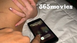 Talking To My Baby Getting my Dick Sucked By My Side Hoe (cheating on the phone)