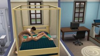 Girls become more and more during sex | sims 4 sex