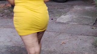 Candid Big Booty Freaky Wife taking a Walk