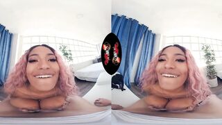 VRLatina - Busty Black Latina Tina Fire Sex VR