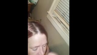 Whorewife77 getting her morning facial