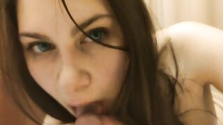 seduced stepfather and got a load of delicious sperm in her mouth