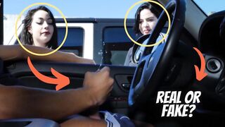 REAL OR FAKE?: 2 Girls Stop to watch a guy jerking off.
