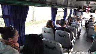 CzechStreets - Luxurious MILF fucked in a public bus