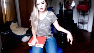 Sexy PAWG Study Buddy Farts in Front of you