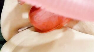 Pussy Pump Anal Plug and Massive Dildo: the Ultimate Recipe for a Wet & Juicy Squirt Session ASMR