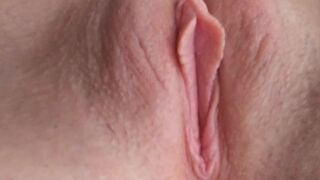 Extreme Close-Up Of Shaved Pussy + Wet Pussy Sounds