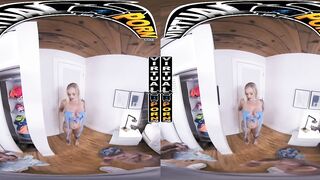VIRTUALPORN - Blonde PAWG' Elana Bunzz's Big Tits Bouncing Around As She Rides Your Cock #POV #VR