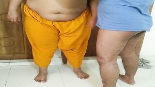 (Horny Granny ko Coda) Indian Sexy Priya Granny fucking with 18y old padosi - Hindi Audio