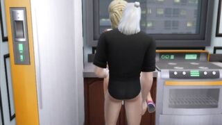 Glamor girl in sims 4 fucked by two huge cocks | Adults Mods