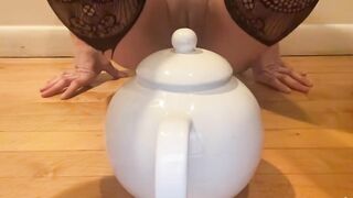 Adventurous of a lonely kinky pussy. I know I'm crazy. This kettle made me cum