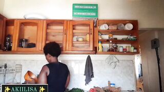 In the kitchen/sweaty fetish/Akiilisa free video/