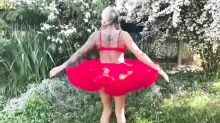 Luxury Michaela Isizzu ! Big tits ! Peeing in nature! Amateur sexy girl !