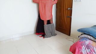 (Desi jabardasti Coda Cudi) 55y old Rajasthani Saas ki chudai majboor apni Damad - And gave something behind her