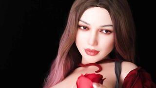 video showing of full silicone sex doll Celine 165cm by Irontechdoll brand