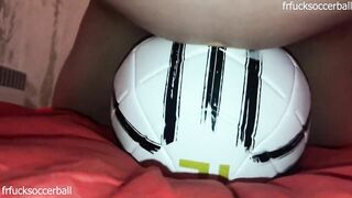 #19 I rub and cum on a juventus soccer ball