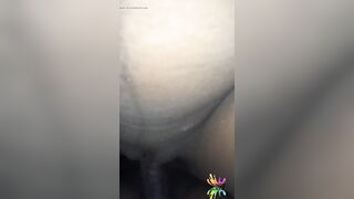 Watch the creampie squirt out her pussy in the end and mess up my camera
