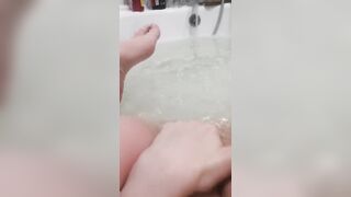 even in the bath I remain the same dirty slut