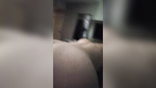 Sucking a huge cock in 69, shaking my big butt and wet pussy in his face